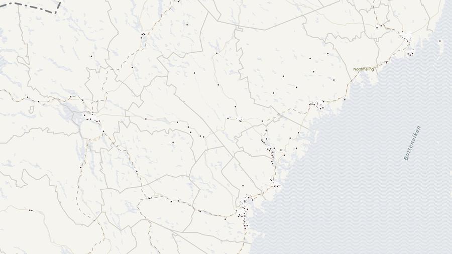 Punktkarta över skyddsrum