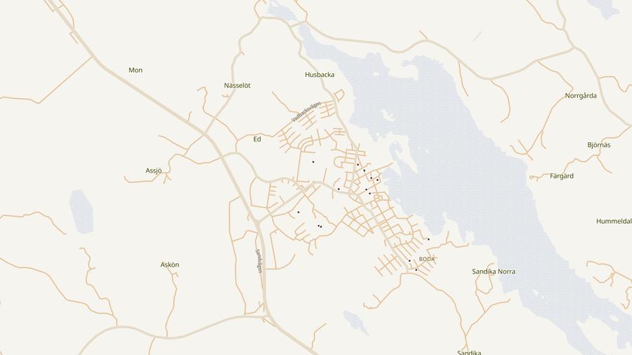 Punktkarta över skyddsrum