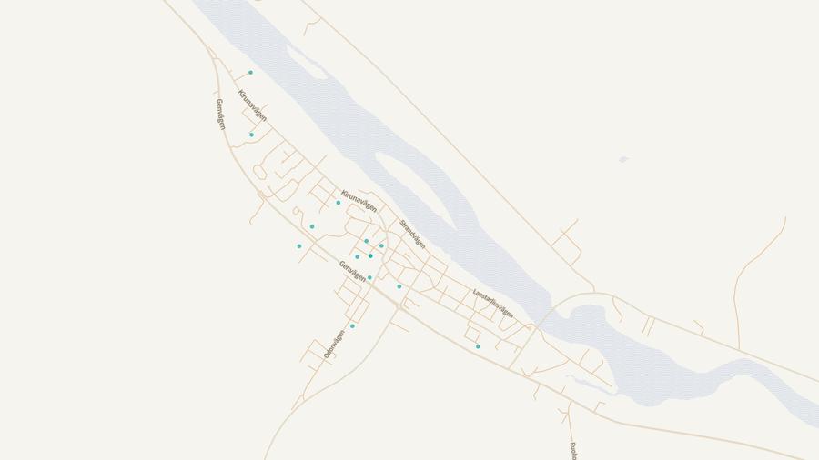 Punktkarta över skyddsrum