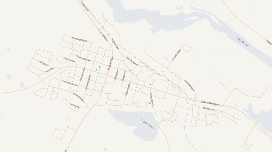 Punktkarta över skyddsrum