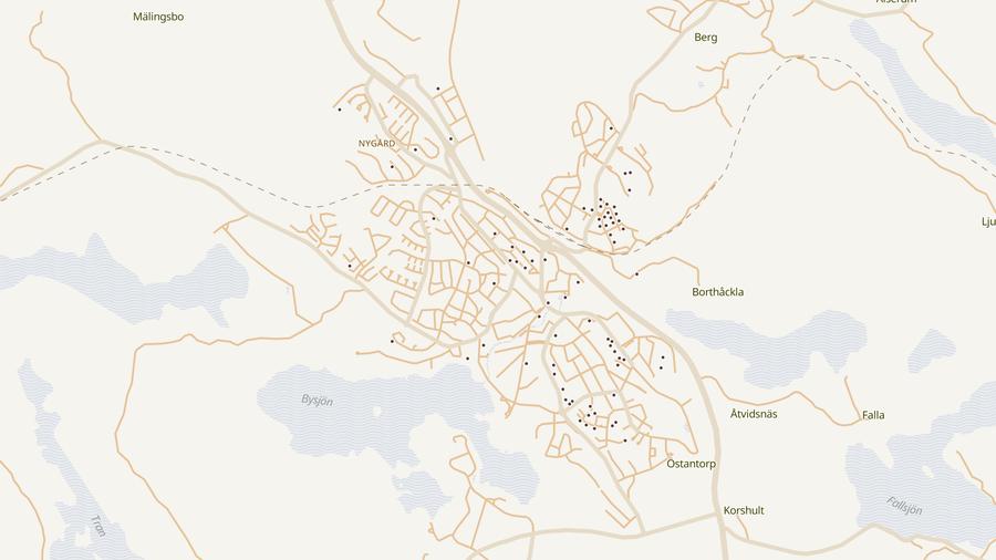 Punktkarta över skyddsrum
