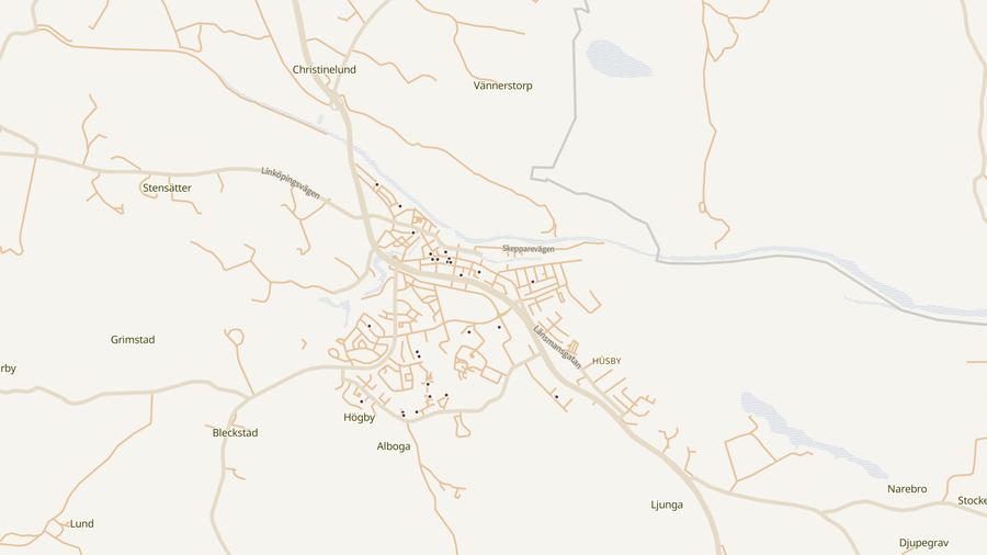 Punktkarta över skyddsrum