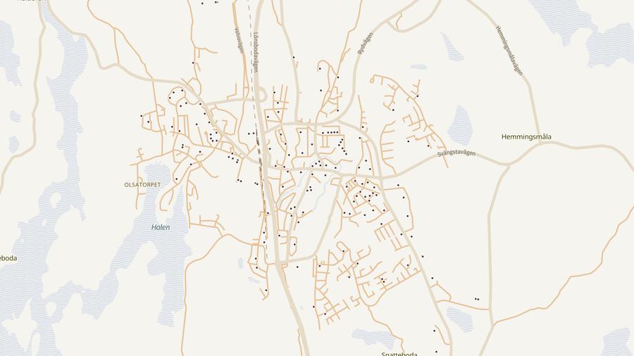 Punktkarta över skyddsrum