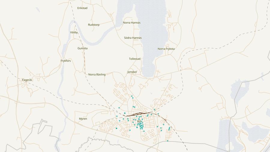 Punktkarta över skyddsrum