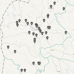 Punktkarta över olyckor i länet