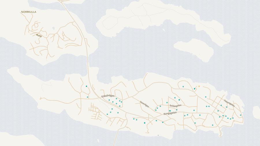 Punktkarta över skyddsrum