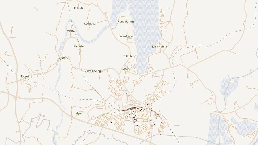 Punktkarta över skyddsrum