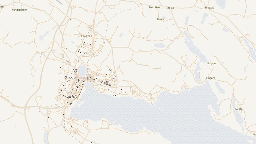 Punktkarta över skyddsrum