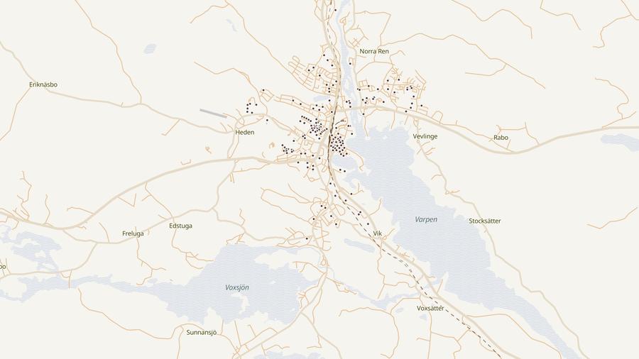 Punktkarta över skyddsrum