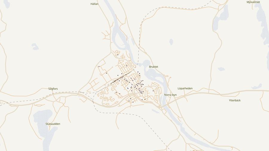 Punktkarta över skyddsrum