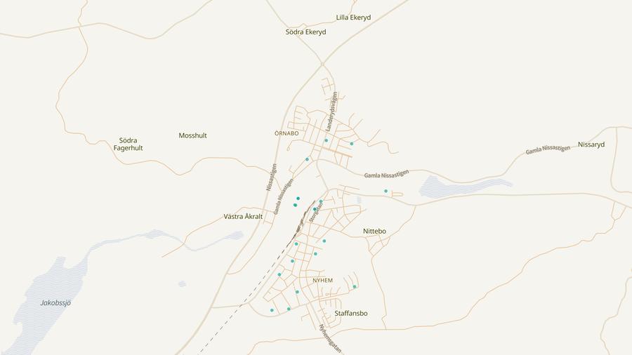 Punktkarta över skyddsrum