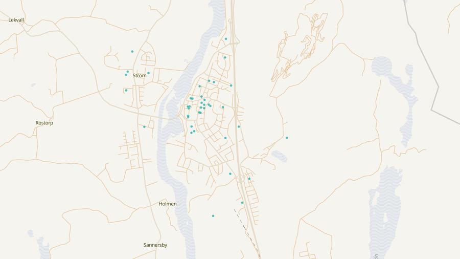 Punktkarta över skyddsrum