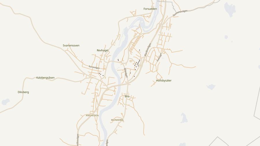 Punktkarta över skyddsrum