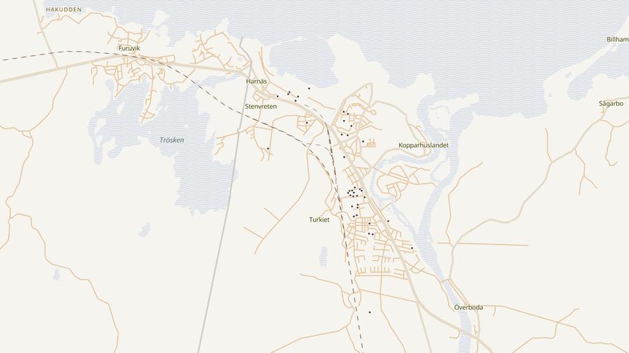 Punktkarta över skyddsrum