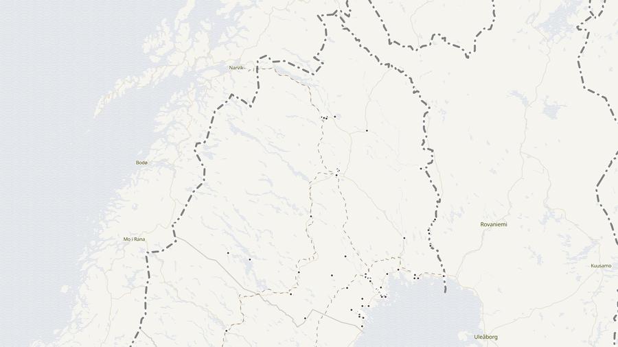 Punktkarta över skyddsrum