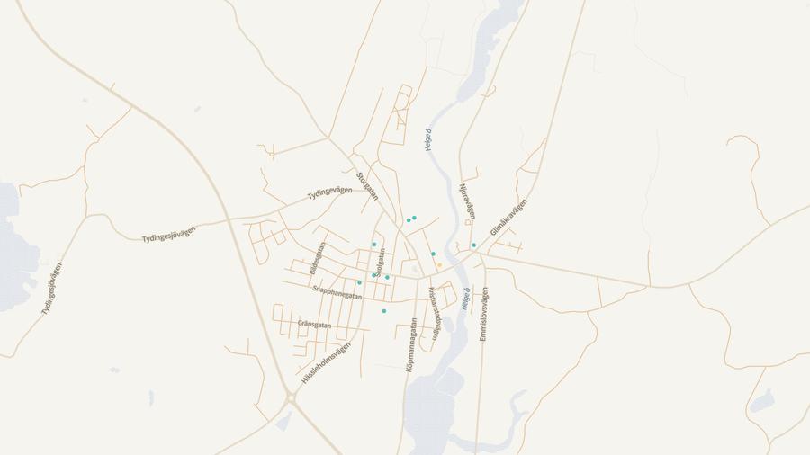 Punktkarta över skyddsrum