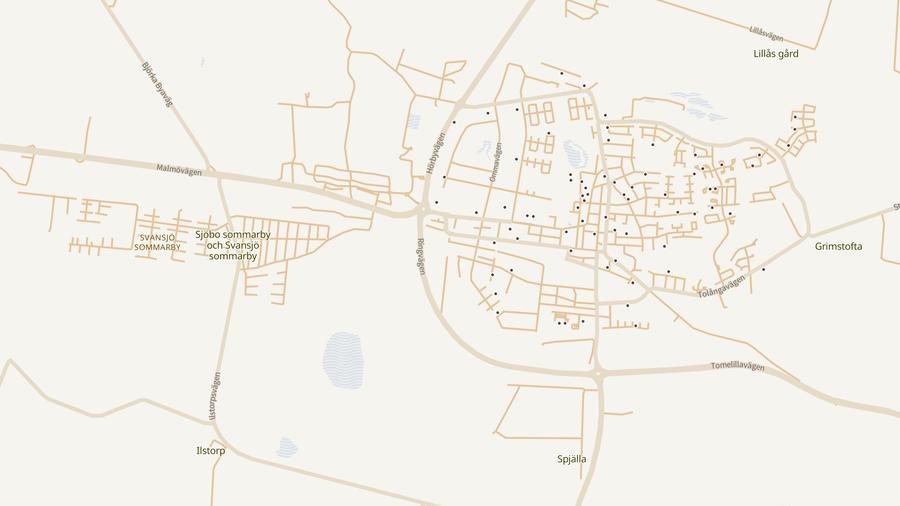 Punktkarta över skyddsrum