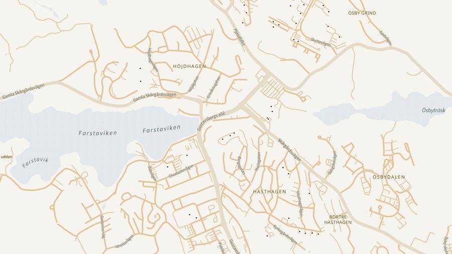 Punktkarta över skyddsrum