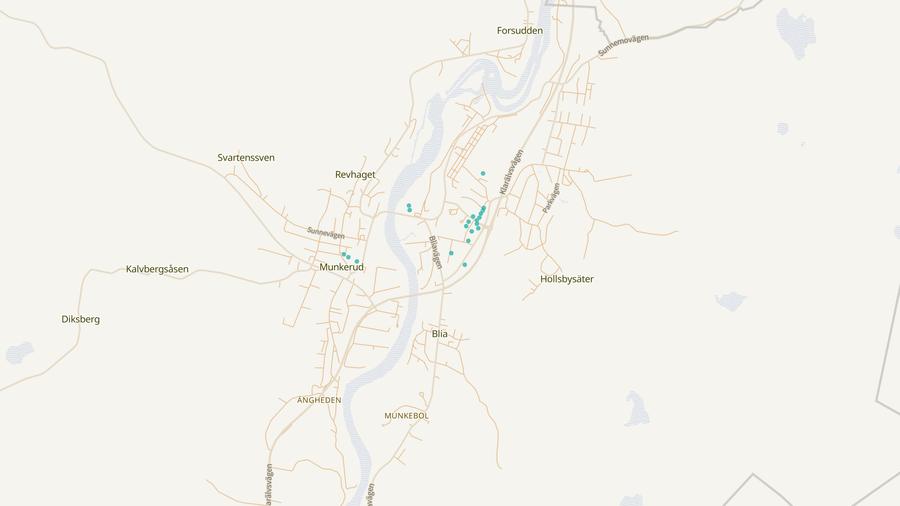 Punktkarta över skyddsrum