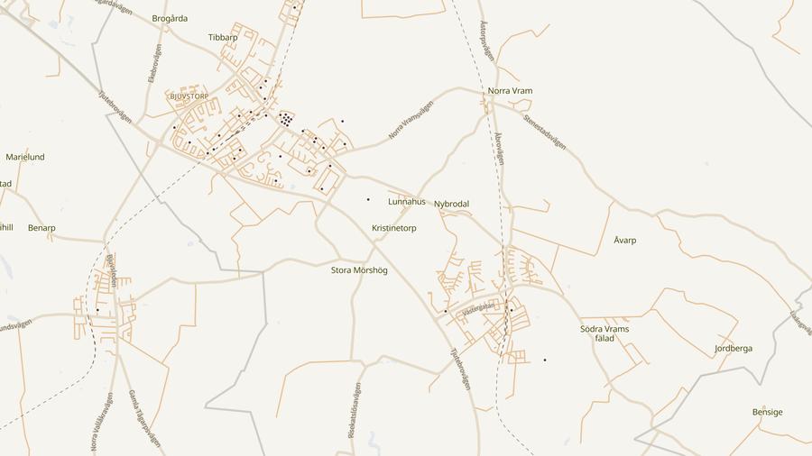 Punktkarta över skyddsrum