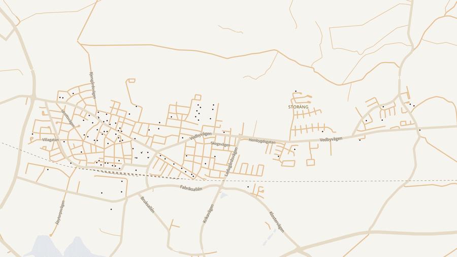 Punktkarta över skyddsrum