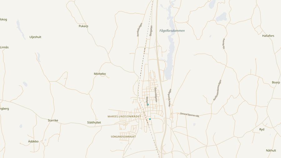 Punktkarta över skyddsrum