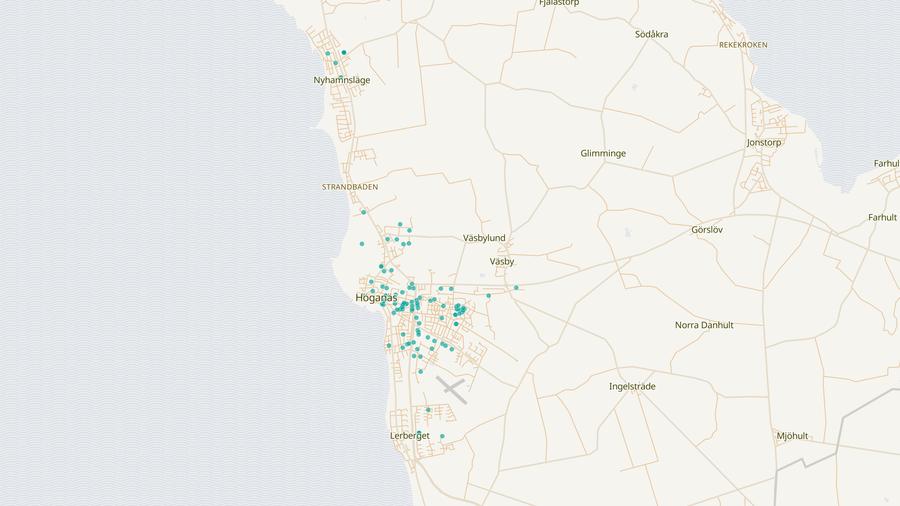 Punktkarta över skyddsrum