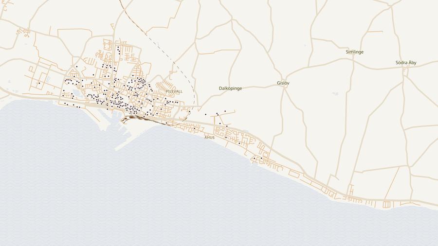 Punktkarta över skyddsrum