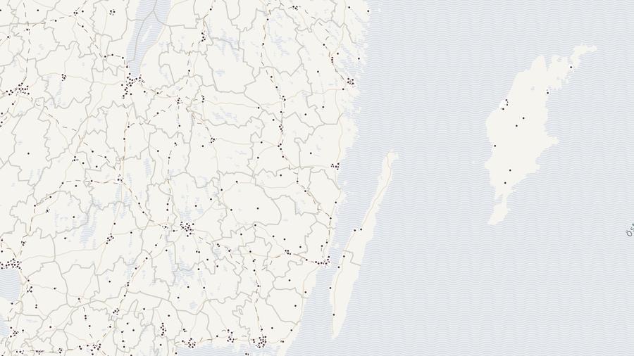 Punktkarta över skyddsrum