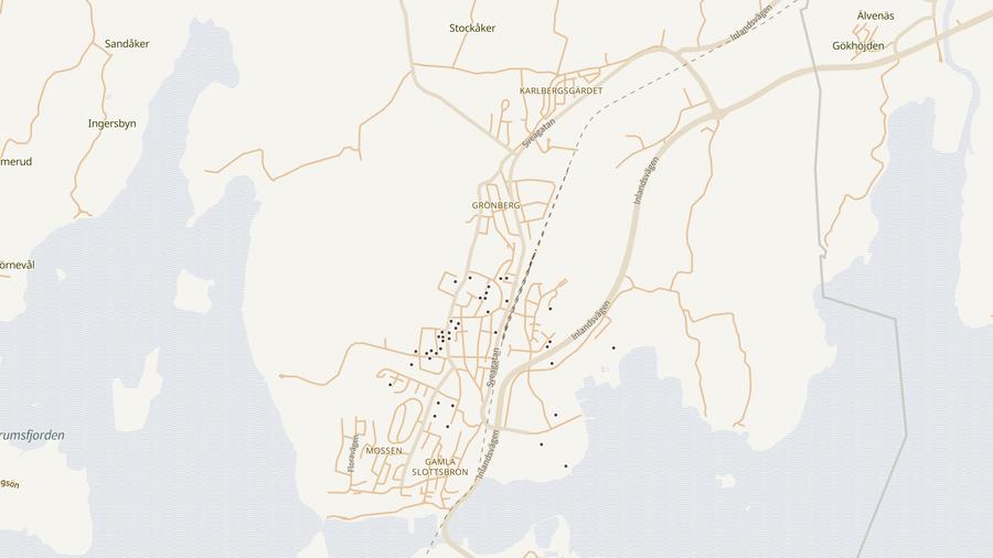 Punktkarta över skyddsrum