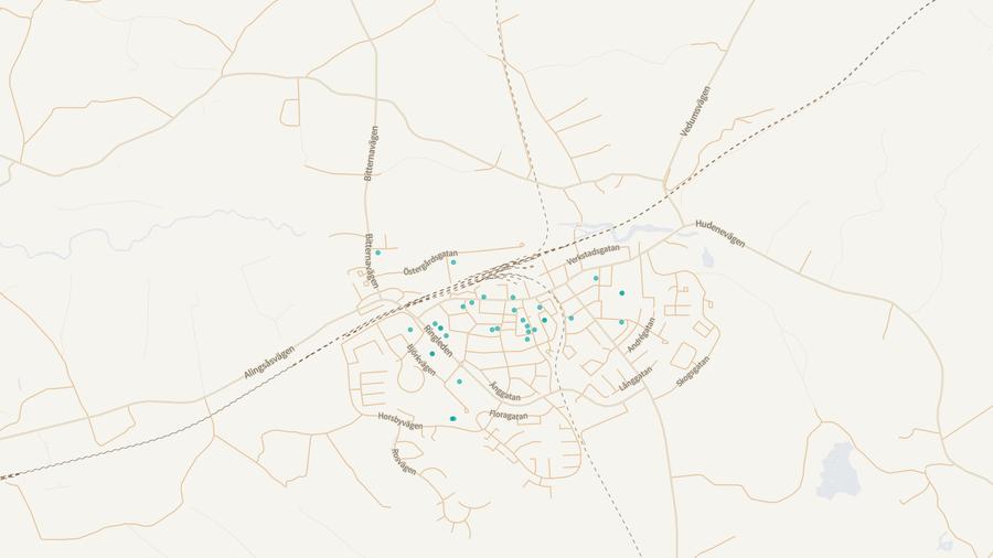 Punktkarta över skyddsrum