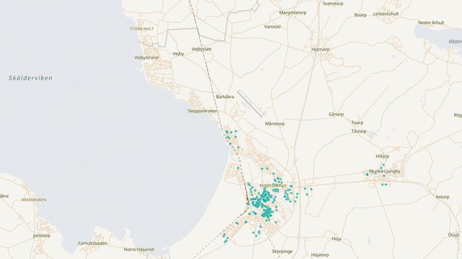 Punktkarta över skyddsrum