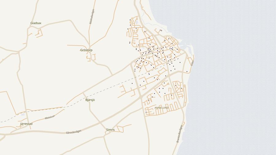 Punktkarta över skyddsrum