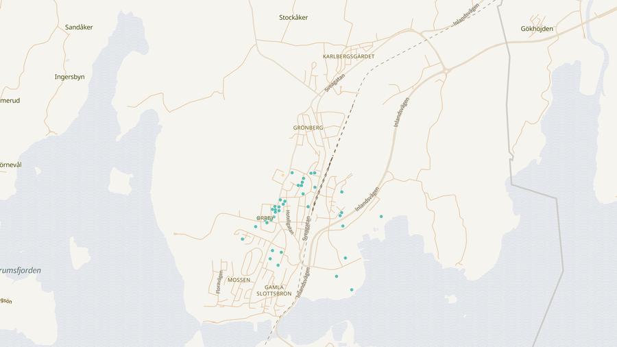 Punktkarta över skyddsrum