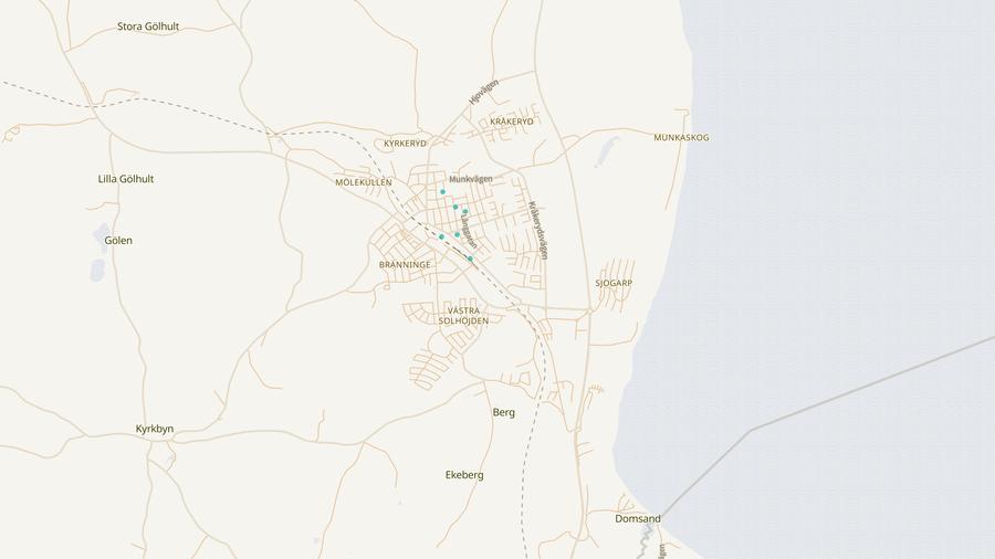 Punktkarta över skyddsrum