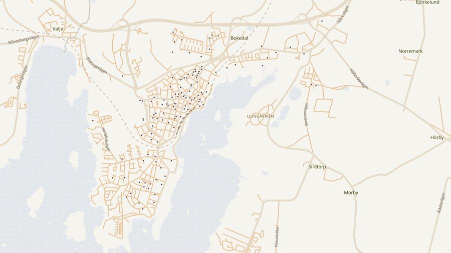 Punktkarta över skyddsrum