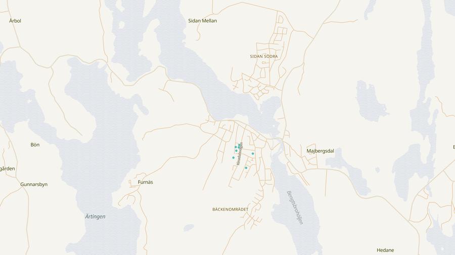 Punktkarta över skyddsrum