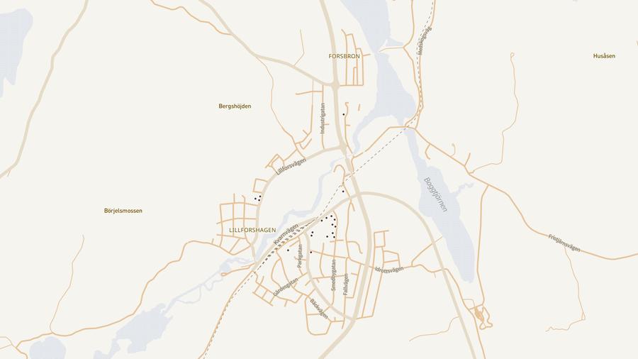 Punktkarta över skyddsrum