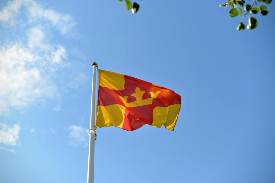 Svenska kyrkan-flagga