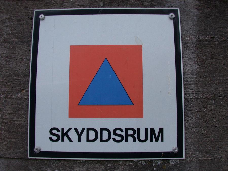Skyddsrumsskylt