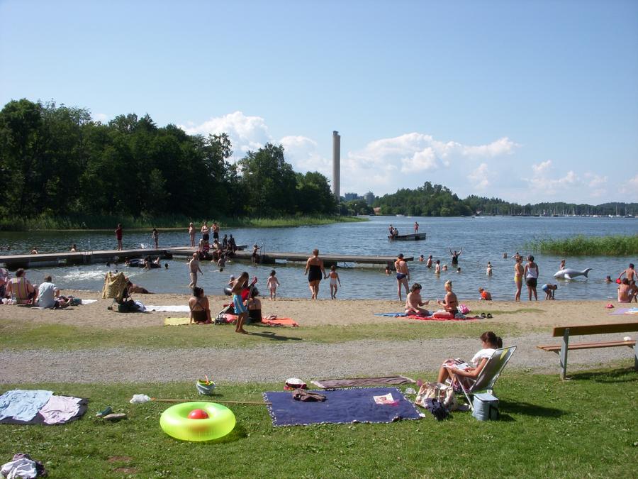Badstrand, Vårby Strandbad