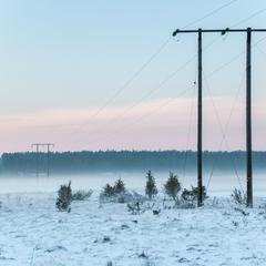 Elledning med snö