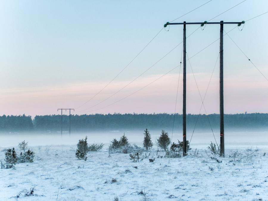 Elledning med snö