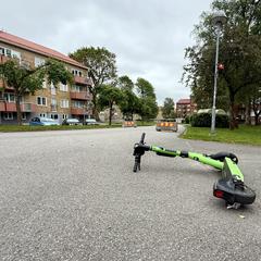 liggande elsparkcykel