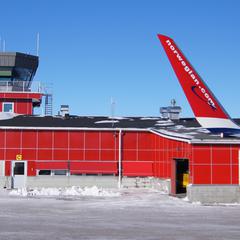 Flygledartornet på Kiruna flygplats