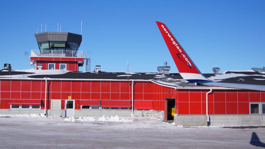 Flygledartornet på Kiruna flygplats
