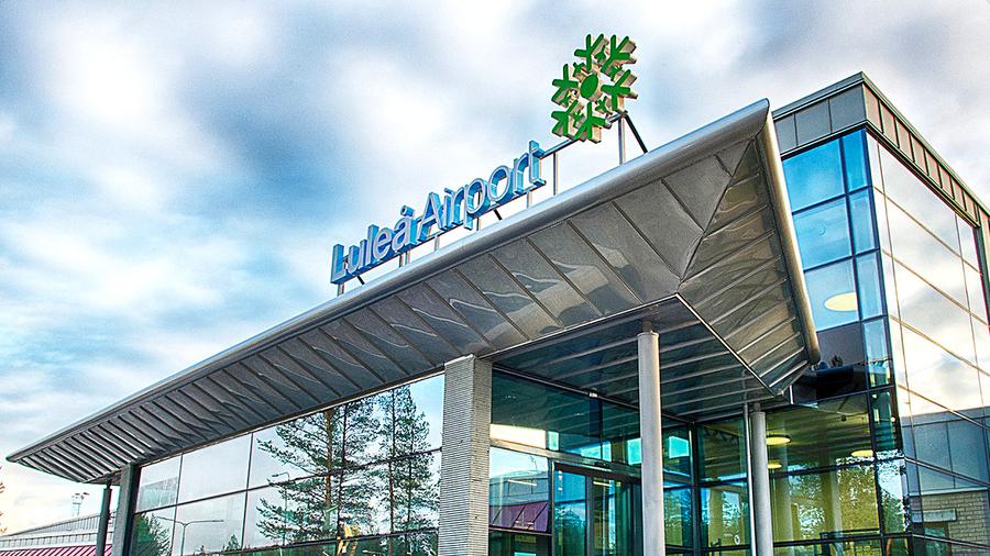 Entrén till Luleå flygplats