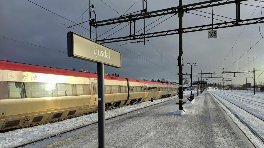 Järnvägsstationen i Ljusdal