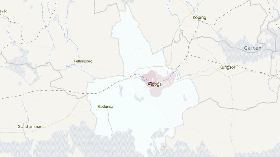 Karta över cykelstölder i Arboga kommun