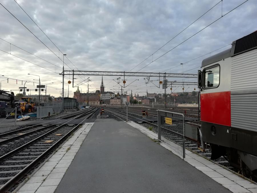 Lok vid Stockholms central